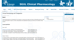 Desktop Screenshot of clinical-pharmacology.sgul.ac.uk